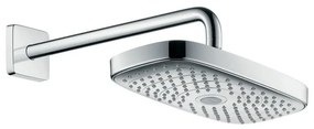 Soffione doccia HANSGROHE Raindance Select E300 in ottone cromo galvanizzato L 30 x H 16.7 x P 47 cm anticalcare 2 getti