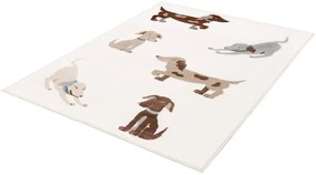 Tappeto per bambini avorio 160x230 cm Dogsie Pearl – FD