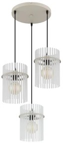 Globo 15698-3HRB - Lampadario sospeso con cavo GORLEY 3xE27/60W/230V