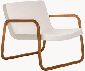 Poltrona da giardino in legno di iroko Time Out Frame