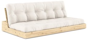 Divano letto crema 196 cm Base - Karup Design