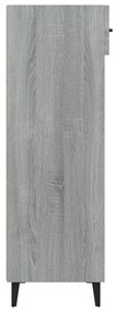 Scarpiera Grigio Sonoma 60x35x105 cm in Legno Multistrato