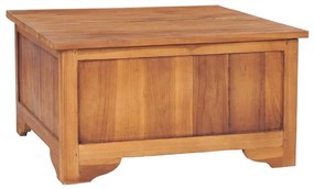 Tavolino con ripiano ribaltabile 65x64x35 cm in legno di teak