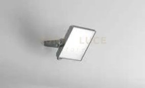 Proiettore led axel silver 10w 1100lm cct 3000k-4000k con sensore i...