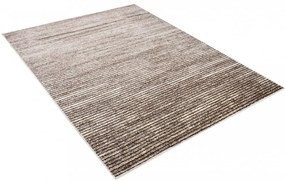 Tappeto moderno in tonalità marrone con strisce sottili Larghezza: 160 cm | Lunghezza: 220 cm