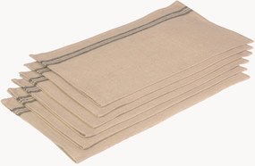 Set di 6 tovagliette americane in lino Landhaus