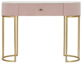 Console Elegante Montpellier Rosa 100x40x75 cm