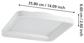 Eglo 901249 - Plafoniera LED dimmerabile LORETELLO LED/12W/230V bianco + +TC