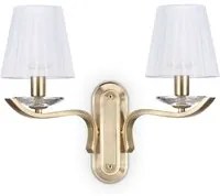 Lampada da parete Pegaso in ottone - L 430 x H 335 x P 205 mm