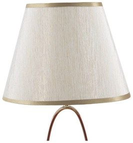 Lampada da tavolo bianca con design dorato Flush - Mauro Ferretti