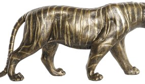 Statua Decorativa DKD Home Decor Tigre Dorato Resina (53 x 13,5 x 23,5 cm)
