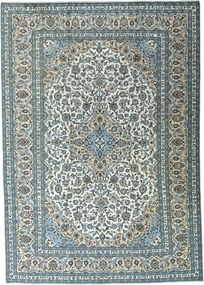 Kashan Tappeto 420 x 290 Beige (Iran) Annodato A Mano