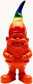 Oggetto decorativo Gnome Rainbow, alt. 46 cm