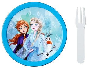 Scatola per la merenda dei bambini con forchetta Frozen 2 - Mepal
