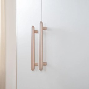 Armadio per bambini bianco/di colore naturale con effetto rovere 96x190x50 cm Cabane – Roba