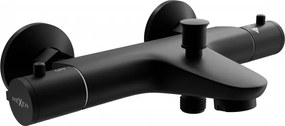 Mexen Nox termostatico rubinetto della vasca, nero - 77350-70