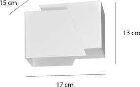 Applique FROST da parete Bianco o Nero