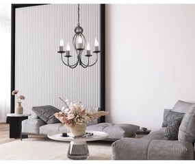 Lampadario a sospensione con catena ARTHUR 5xE14/40W/230V