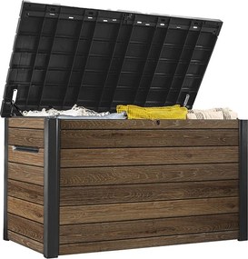 Contenitore da giardino in plastica marrone Signature - Keter