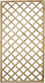 griglia da giardino in legno di pino impregnato in autoclave 40 x 180 cm