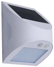Lampada da parete solare a LED con sensore LED/3W/3,7V 1200 mAh IP54 bianca