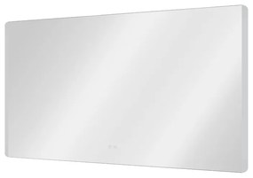 Specchio con illuminazione integrata bagno rettangolare SENSEA L 120 x H 70 x P 3 cm grigio / argento