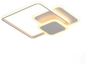 Lampadario Led da soffitto Quadrato Bianco 45W Dimmerabile con temperatura colore regolabile con telecomando M LEDME
