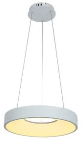Brilagi - Lampadario a sospensione su cavo dimmerabile FALCON II LED/67W/230V Ø 40 cm bianco + telecomando