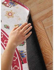 Tappeto rotondo rosso a tema natalizio ø 160 cm Toy's Delight Train – Villeroy&amp;Boch