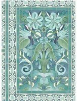 Tapete Triana von Cole & Son - Teal on Denim