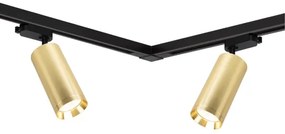 Faretto per sistema a binario MICA 4xGU10/10W/230V oro/nero