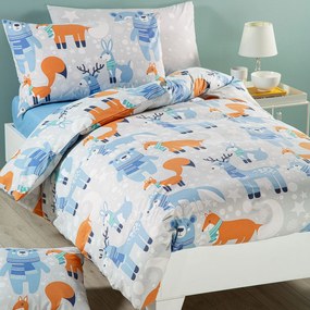 Completo Copripiumino in Cotone Teddy Singolo Caleffi Kids
