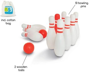 Bowling - rosso & bianco