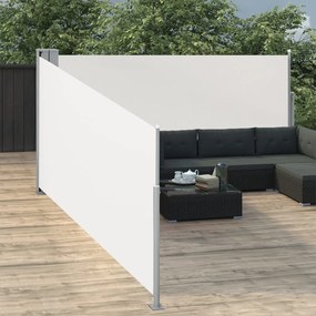 Tenda Da Sole Laterale Retrattile Crema 100x1000 Cm /