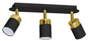 Faretto JOKER 3xGU10/25W/230V nero/oro