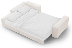 Divano letto angolare beige (angolo sinistro) Jodie - Micadoni Home