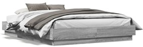 Giroletto grigio sonoma 120x190 cm in legno multistrato