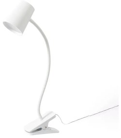 Lindby - Ailina LED Lampada con Morsetto White Lindby