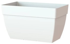 Fioriera CAPRI ARTEVASI in polipropilene bianco H 45 cm L 45 x P 100 cm