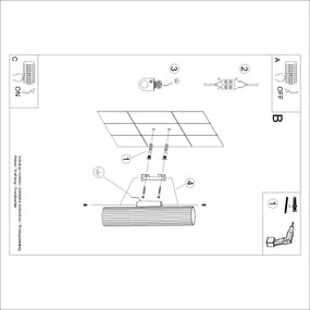 Brilagi - Applique da parete CRESTO 2xGU10/10W/230V 30 cm rossa