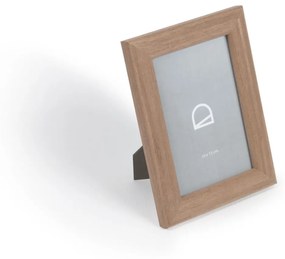 Kave Home - Cornice per foto Nazira piccola in legno finitura scura 14 x 18 cm
