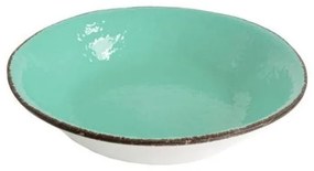 Insalatiera cm 26 in Ceramica - Colore Verde Acqua Tiffany - Preta