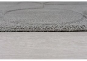 Tappeto rotondo in lana grigia ø 160 cm Gigi - Flair Rugs