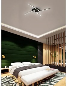 Brilagi - Plafoniera LED STRIPES LED/32W/230V nera