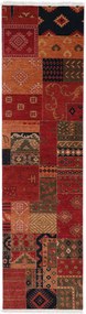 Patchwork Tappeto 300x80 (Indian) Annodato A Mano