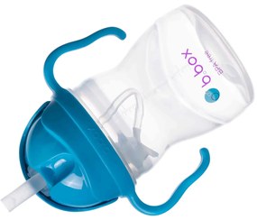 Tazza con cannuccia - blu cobalto 240 ml