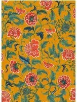 Mindthegap Carta da parati Chinese Ornament - Ochre/ Green/ Red/ Blue