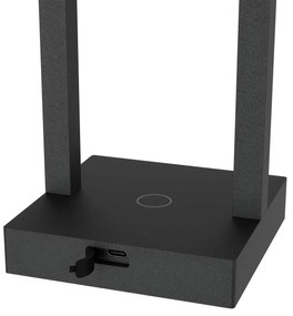 Lampada da Tavolo Ricaricabile 2.2W IP54 CCT Serie VELA - Nera