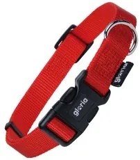 Collare per Cani Gloria Liscio Rosso Taglia L (36-70 cm)