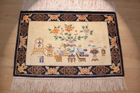 Hereke Tappeto 90 x 60 (Cina) Annodato A Mano